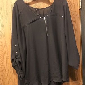 Dark Gray Blouse - XL